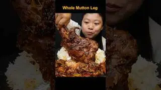 Whole Mutton Leg Mukbang #mukbang #eatingshow #eatingvideos #eating