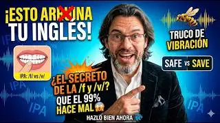 Que FACIL! como pronunciar los sonidos /f/ y /v/ en  Inglés.  IPA