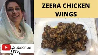 TASTY QUICK & EASY ZEERA CHICKEN WINGS | Cooking With Sony