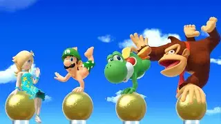 Super Mario Party - Rosalina Win By Doing Absolutely Everything