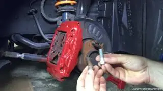DIY How to Remove & Replace Wheel Studs Lug Bolts performed on 1994 Nissan 300zx Twin Turbo
