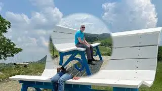 PANCHINA GIGANTE ...BIG BENCH  N 259  VAL DI NIZZA (PV) LOMBARDIA