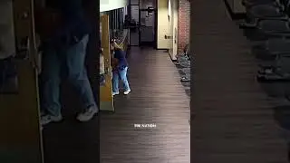 Armed Suspect Tackled Right Outside Police Station
