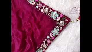 PRICE  870  MARKET NEW  LAUNCH &hearts;️BORDER Embroidery work &hearts;️ # tamil #wow #god #cooking  #happy 🌹🌹🌹👌👌👌