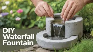 DIY Concrete Water Fountain for Your Home GARDEN Oasis