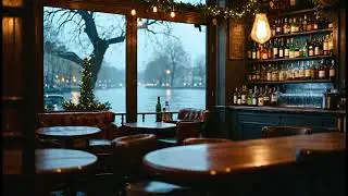 Honest Jazz Piano with Gentle Rain at Paris Corner ☕ Sincere Rainy Ambience for True Feelings
