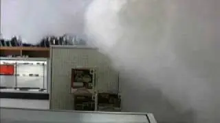 FlashFog security fog activation at shooting range