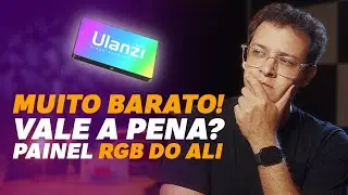 Luz RGB BARATA!!  Testei o Ulanzi LT003 do AliExpress e Voc&ecirc; Precisa Ver!