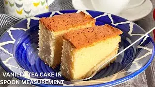 From Spoon to Slice! Easy Cake With Just a Spoon | #bakerystylecake #easycakerecipe  #teacake