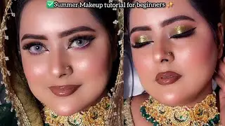 Sweat-Proof Summer party Makeup Look | Long-Lasting party Makeup kaise kre ? subscriber k request pe