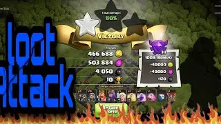 How To play loot Attack in Clash of clans |Surprise loot Attack | 10 Townhall vs 10 Townhall