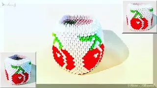 How to make 3d origami box 41