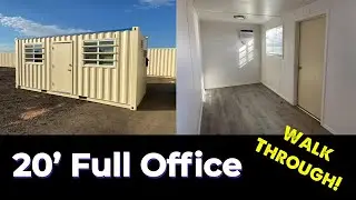 JobBox Mobile Offices: 20' Mobile Office - Shipping Container Office