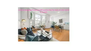 Interior designed Primrose Hill London Flat for Sale. &pound;1.25m 2B 2B & Garden.