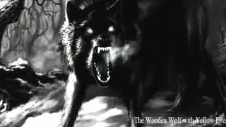 Wooden Wolf with Yellow Eyes Read by Dameathook