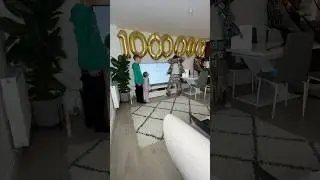 He switched the Tv off before his Dad hit 1 Million Subscribers 😱