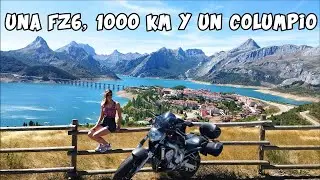 Vacaciones en MOTO +1000kms en Yamaha FZ6. Viaje al columpio de Riaño.