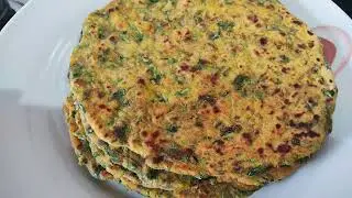 how to make methi paratha/ methinu theplo at home #desifood #anchalsdreamhub