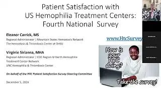 Fourth National Patient Satisfaction Survey Results Webinar for HTCs