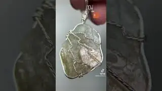 Beautiful Brown Barite Crystal Necklace from Southern California