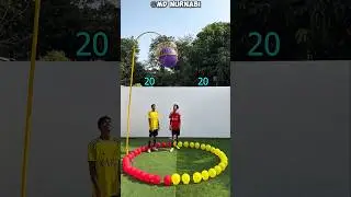 Ball Push Game Turns Intense &ndash; Who Pops the Most Balloons ? #shorts #shortsvideo