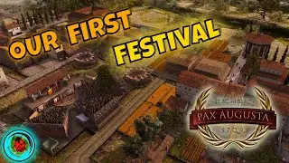 Getting Religion and Festivals going | PAX AUGUSTA | Realistic Roman City-builder | Ep.8