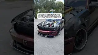 LISTEN TO THE TWIN TURBOS SPOOL ON THIS 3V MUSTANG! #SHORTS