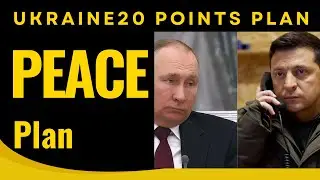 20 points peace plan by Ukraine president Russia Ukraine war Trump NATO 