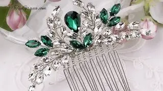 Green hair comb