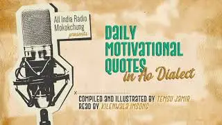 Daily Motivational Quotes in Ao Dialect | 3rd January 2021