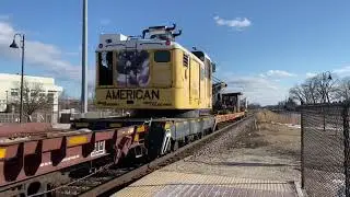 Metra Work Train with Transtronic bell at the Glen of North Glenview