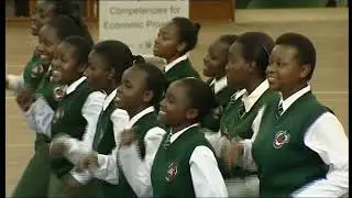 St Francis Girls high school Mangu perfoming Samba mapangala's song 'Vunja mifupa' at the kmf 2016.