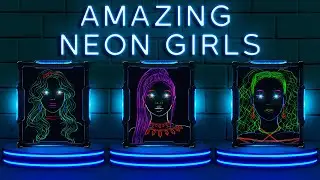 Amazing Neon Girls - Exclusive NFT collection [OpenSea]