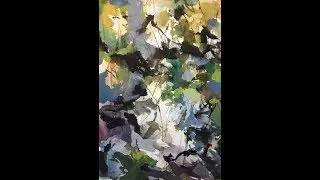 Abstrakt skitse natur maleri akvarel gouache  maling