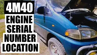 MITSUBISHI 4M40 DIESEL ENGINE SERIAL NUMBER LOCATION | Mitsubishi Delica, Mitsubishi Pajero
