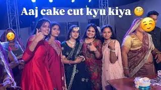 Sangeet pe cake cutting 🧐 || Friend ki shadi me dance|| dog’s vlog 