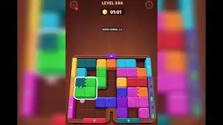 Wood Away Block Jam Level 386 Game Walkthrough Solution