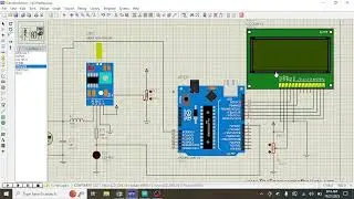 Взаимодействие датчика вибрации с Arduino | Моделирование Proteus