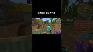 1VS5 FARFADOX #farfadox #pvp #shortsyoutube #minecraftshorts #fly #parati