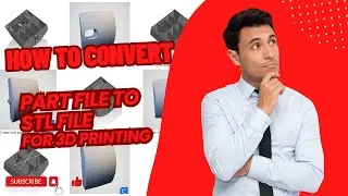 How to Convert Part file (.prt) to STL file(.STL) | 3D Printing