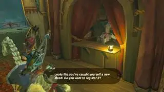 Trying to Register a Stalhorse in Zelda Breath Of The Wild