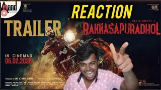 Rakkasapuradhol Official Trailer reaction | Raj B Shetty | Ravi Saranga | Dr K Raviverma | AJ