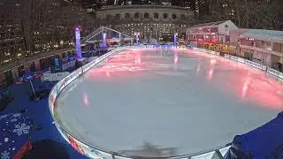 SkateCam! ⛸️ Live Stream 6:00am~ on Thu, Jan 29 2026 @ Winter Village, Bryant Park NYC