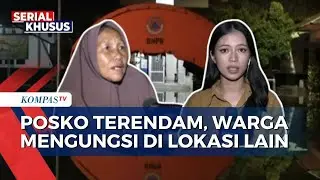 Kondisi Terkini! Posko Terendam Banjir, Warga Karawang Pilih Mengungsi di Warung