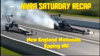 NHRA Saturday Pro categories Mission Food challenge race video recaps plus qualifying results #race