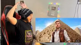 I Spent 100 Hours Inside The Pyramids! REACTION | MrBeast