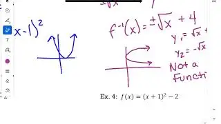 Algebra 2- Square Root Inverse Functions