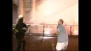 Police use tear gas and water to control angry crowds