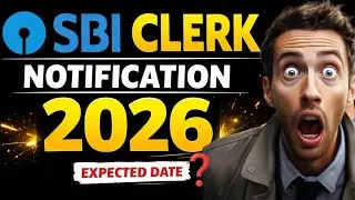 📢📢 SBI CLERK Notification 2026 🎯
