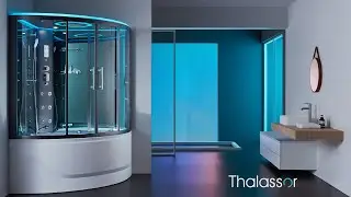 Combin&eacute; Baignoire baln&eacute;o + Douche hammam | THALASSOR Omega